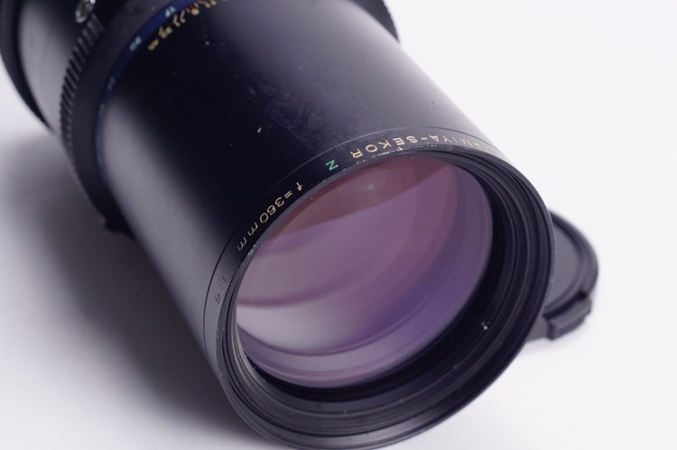 玛米亚mamiyarz67长焦镜头proii360mmf6大中幅相机