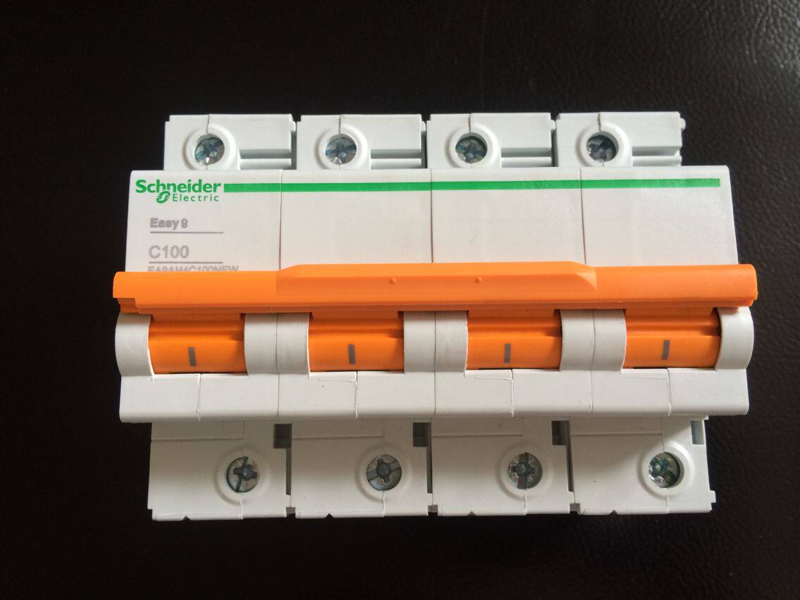 施耐德断路器空气开关三相四线4p80a100a125a空开空气开关