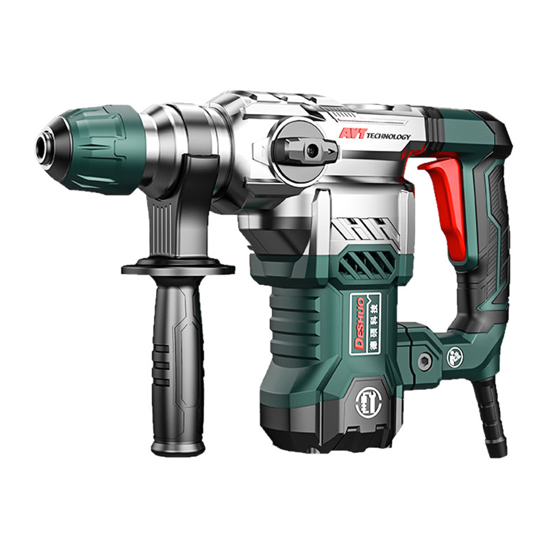 德硕电锤轻型两用电捶电镐大功率混凝土植筋冲击钻带安全离合德世