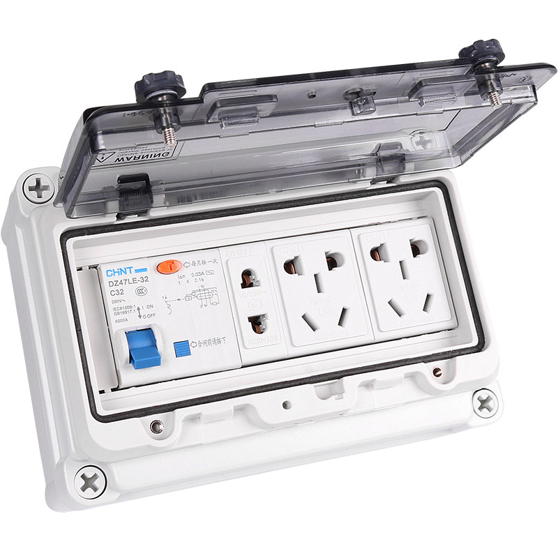 插座防水配电箱工业工业家家用电源箱空开带漏电强电布线箱