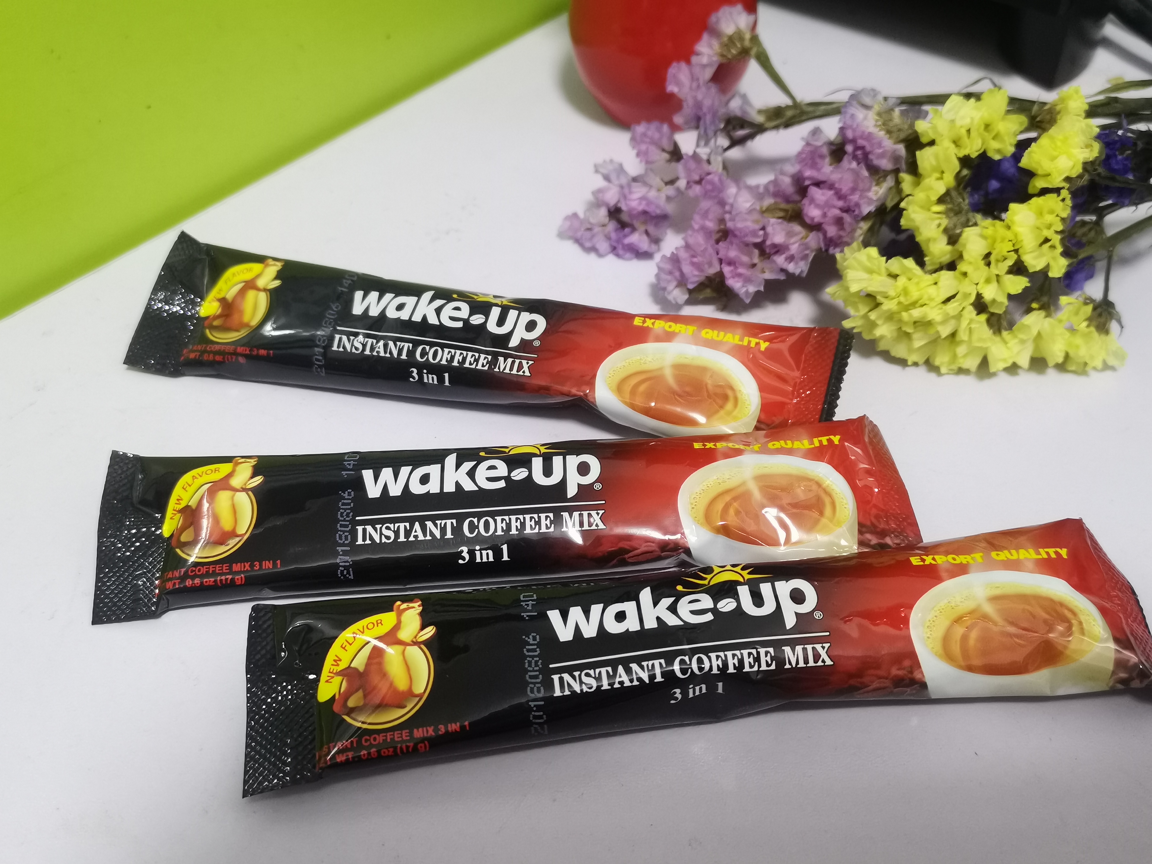 越南原装进口威拿wake up貂鼠三合一即溶咖啡306g盒装猫屎味咖啡 - 图2