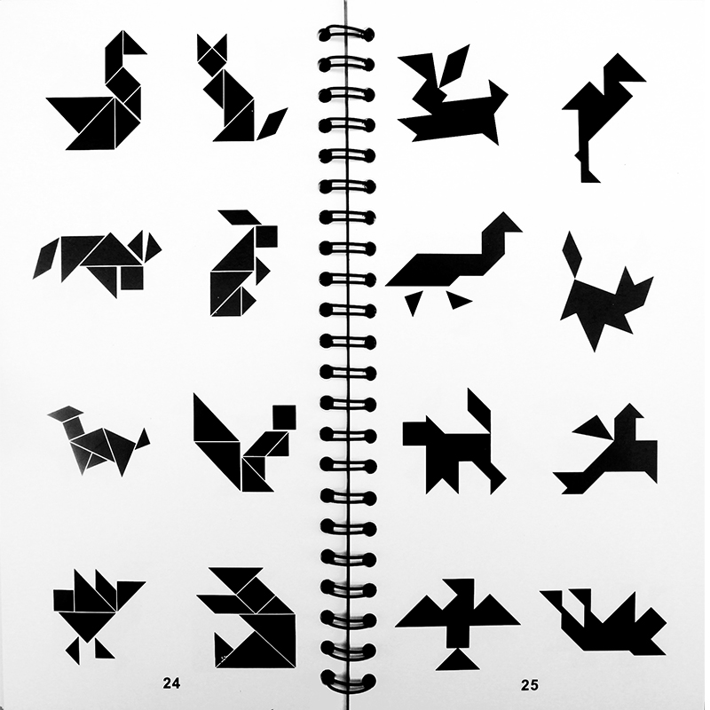 爱杰卡七巧板智力拼图磁性现代小学生积木益智玩具儿童拼图