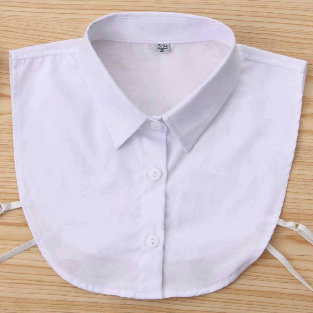 男假领 白色衬衫假衣领 冬季纯棉方领热销爆款西装专用节约假领子