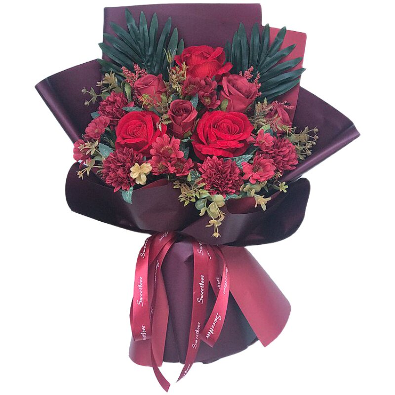 毕业花束生日妈妈舞台颁奖仿真手捧年会具交仿真花