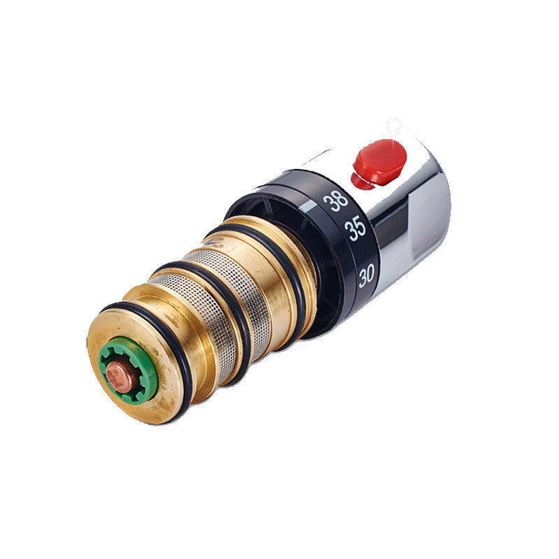 恒温阀芯全铜第三代顶丝阀芯恒温棒混水阀芯恒温龙头调温手柄阀芯