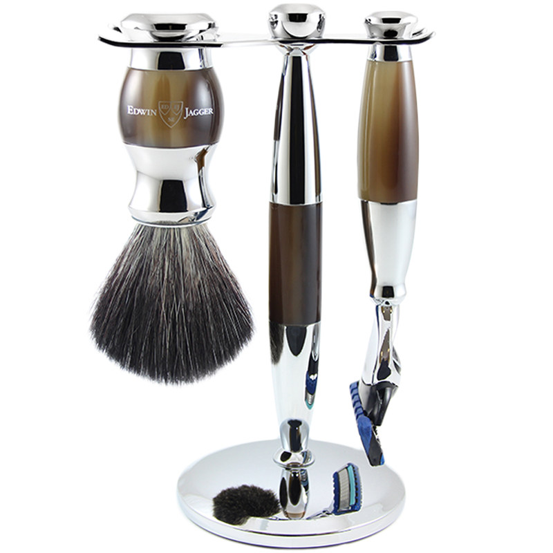 edwin英国jagger复古手动剃须刀刮胡刀套装男友生日剃须刀