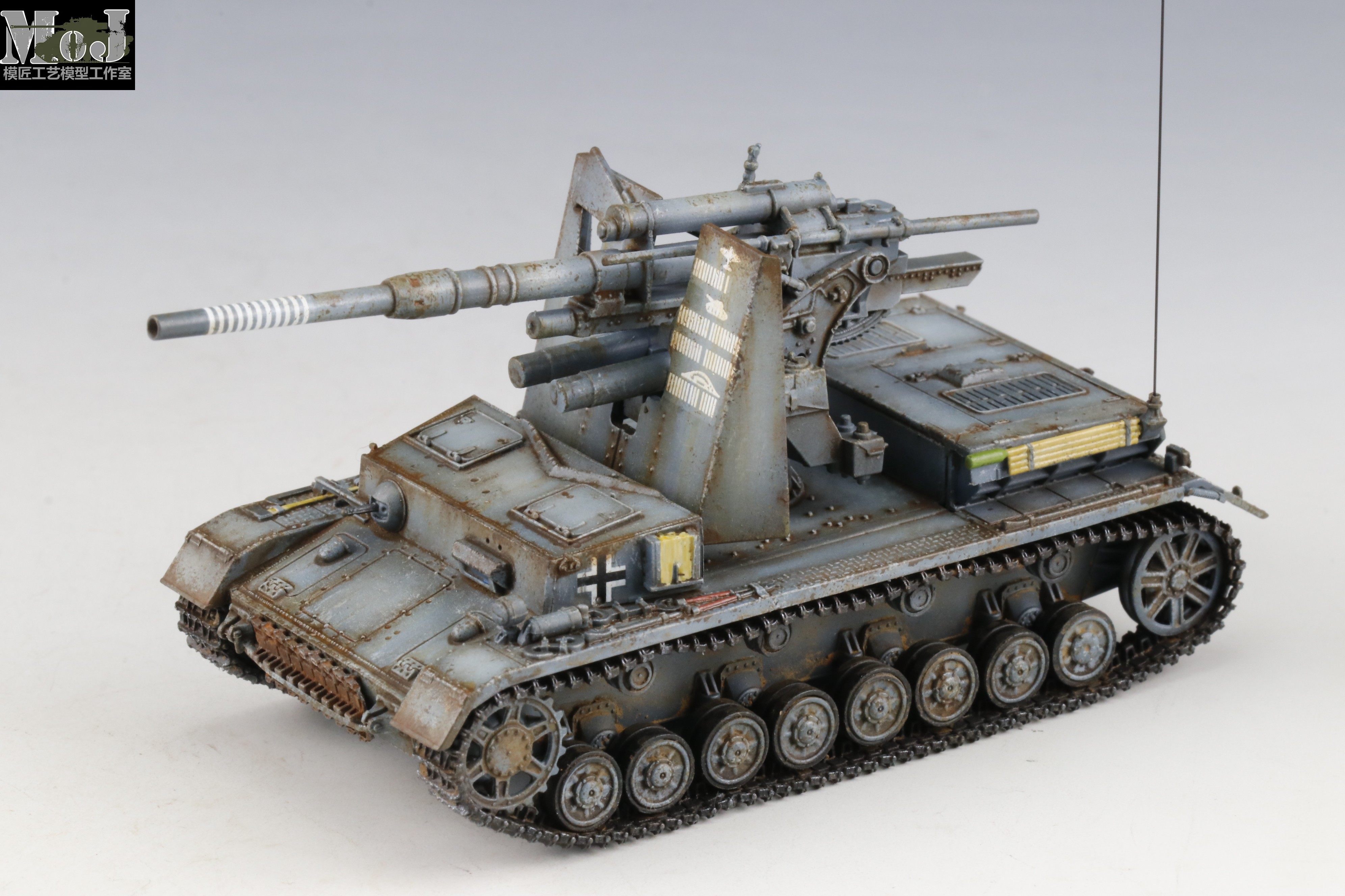 模型代工改装型后期坦克改造模匠88炮四号德军坦克