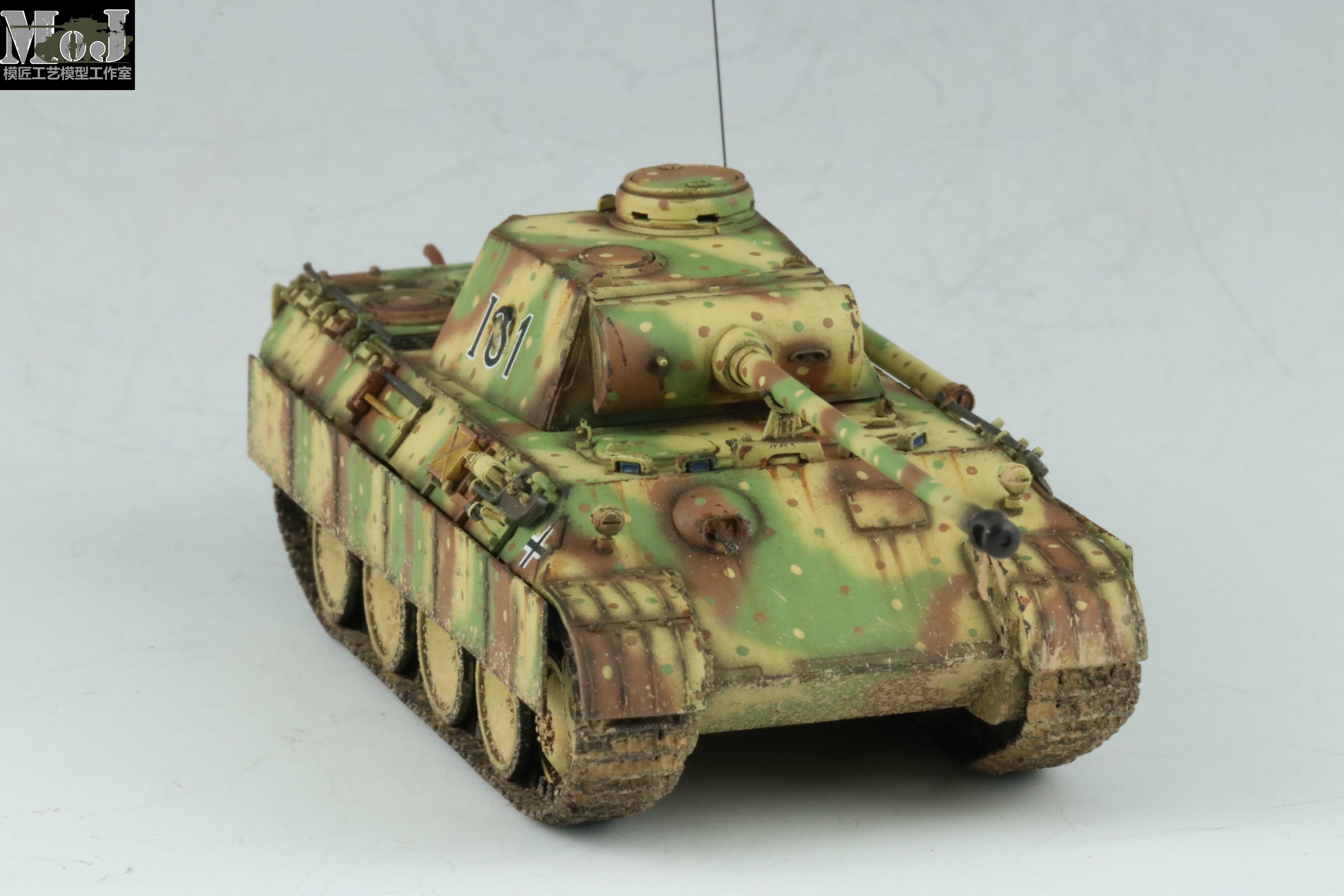 豹式成品生产型后期主战坦克德国模匠7505威龙代工坦克