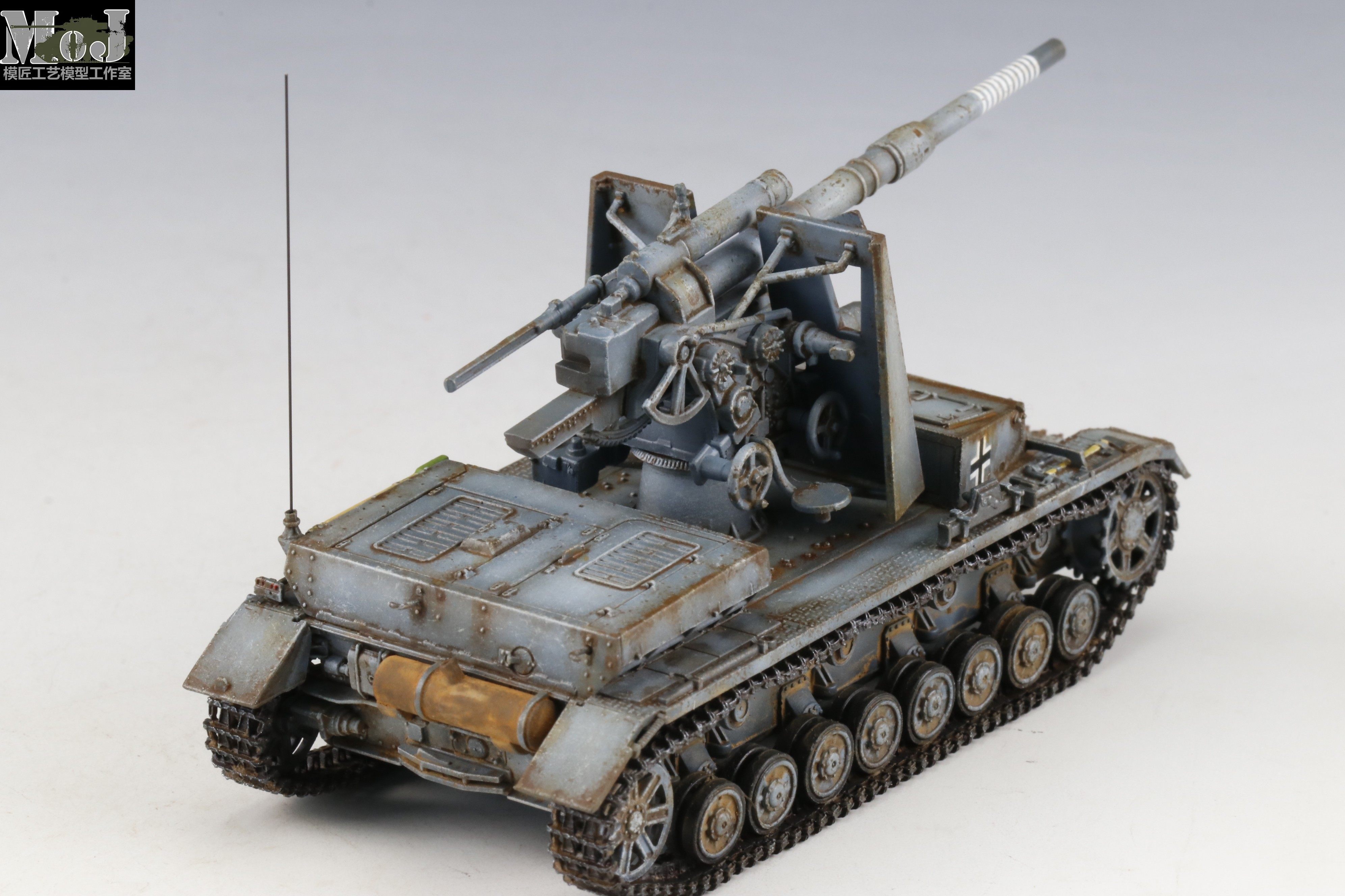 模型代工改装型后期坦克改造模匠88炮四号德军坦克
