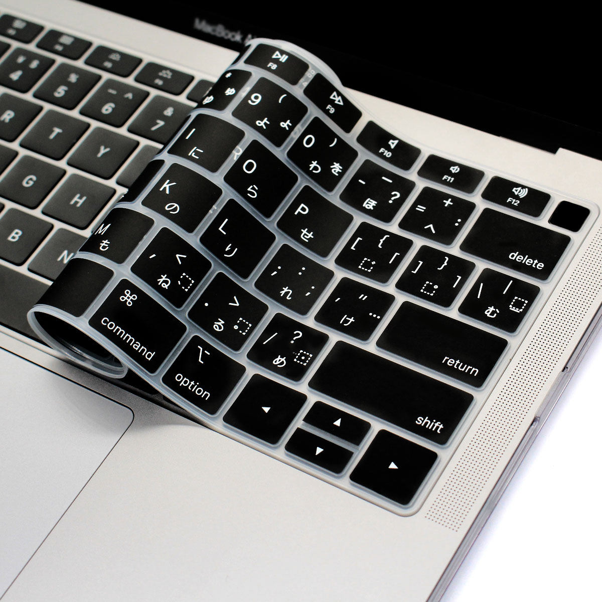 适用mac苹果笔记本19款macbookair13.3日语键盘贴膜笔记本键盘保护膜