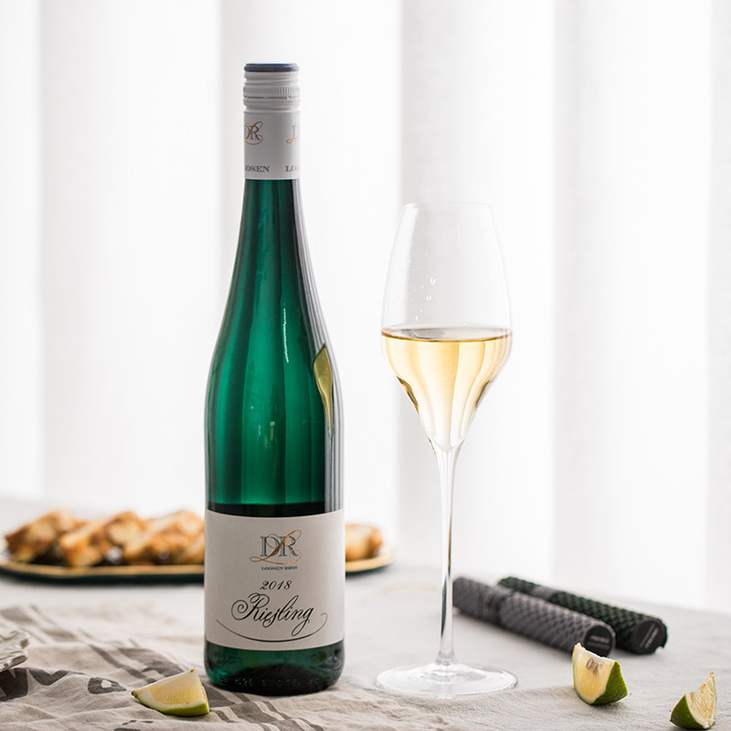 雅乐酒屋德国露森雷司令白葡萄酒摩泽尔产区半甜型750ml干白静态葡萄