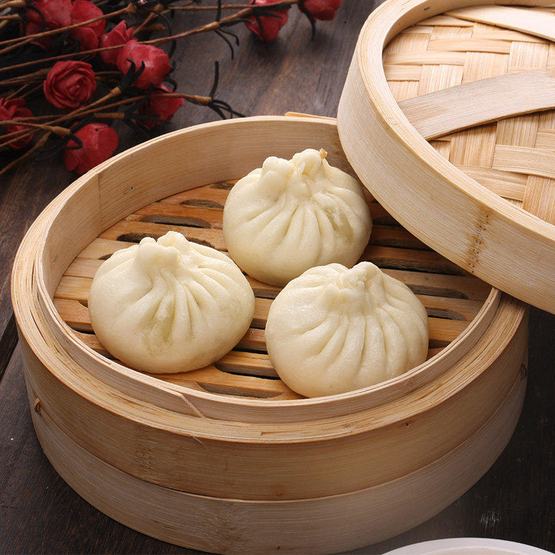 三全快厨广式蜜汁叉烧包子手工馒头速冻早餐包点