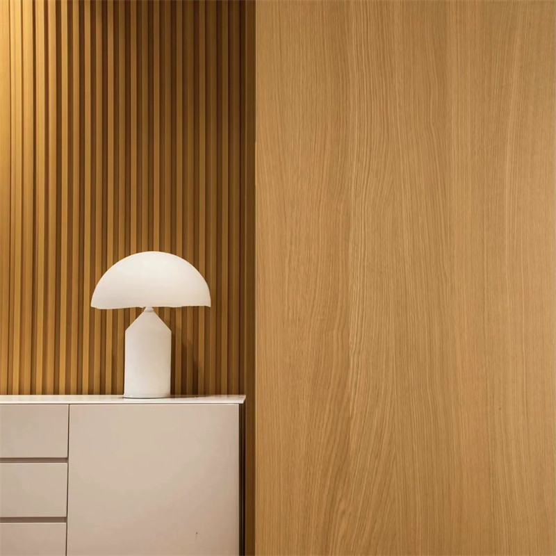 免漆涂装酒店家具装饰板柳桉花纹饰面木饰橡木白橡木饰面板