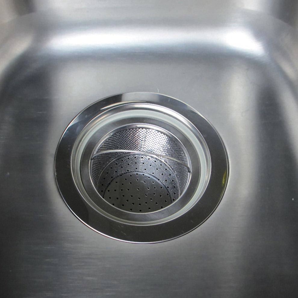 过滤韩国白鸟水槽不锈钢提篮加密厨房洗菜菜盆水槽下水器