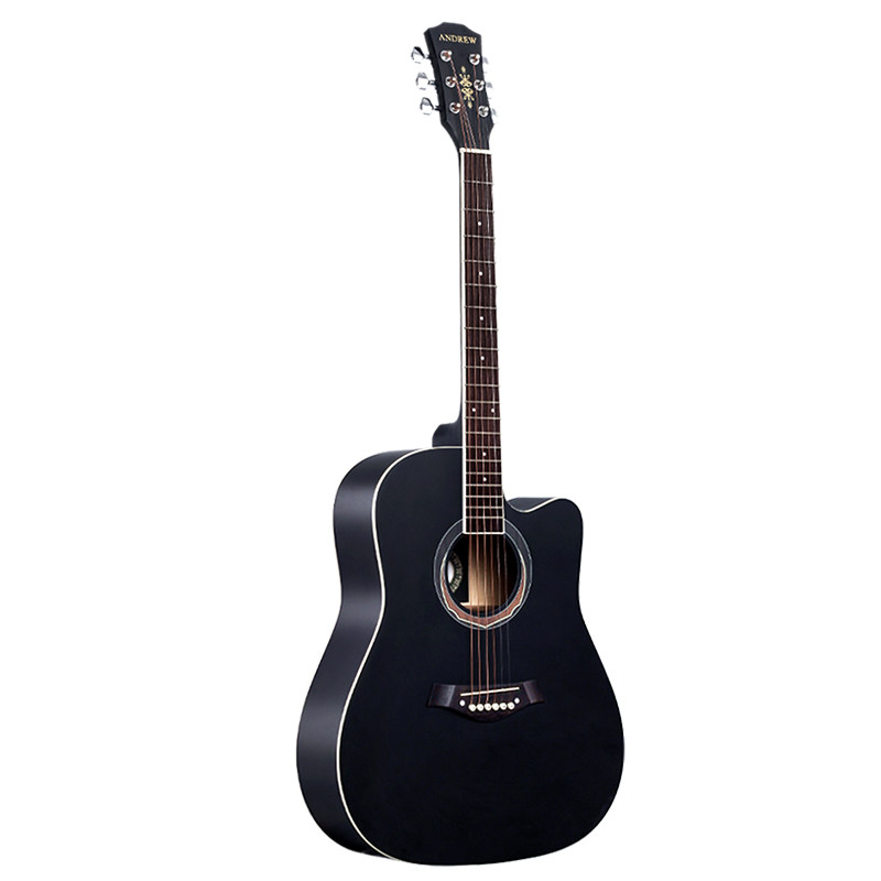 andrew单板41寸民谣木吉吉他初学者学生新手入门练习吉他-民谣吉他