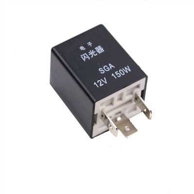 汽车闪光器led电子闪光继电器12v电动摩托车转向灯闪光器24v