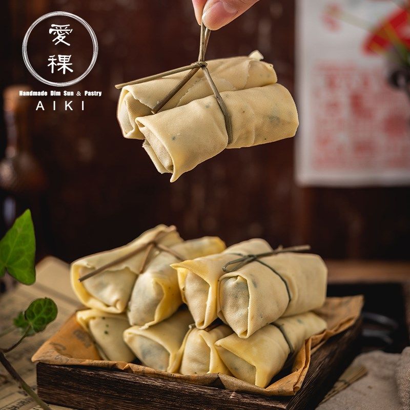 宁波荠菜新鲜鲜肉面结千张包宁波特产豆腐皮豆干千张