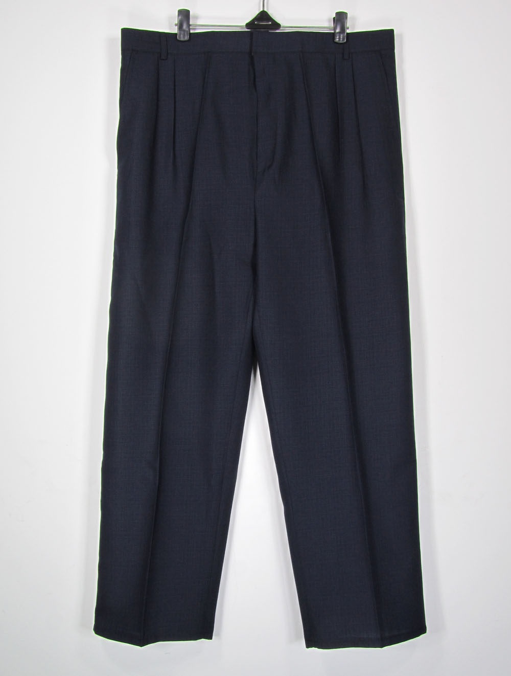 亏本清仓爸爸休闲西裤涤纶中老年深蓝色工装直筒西裤