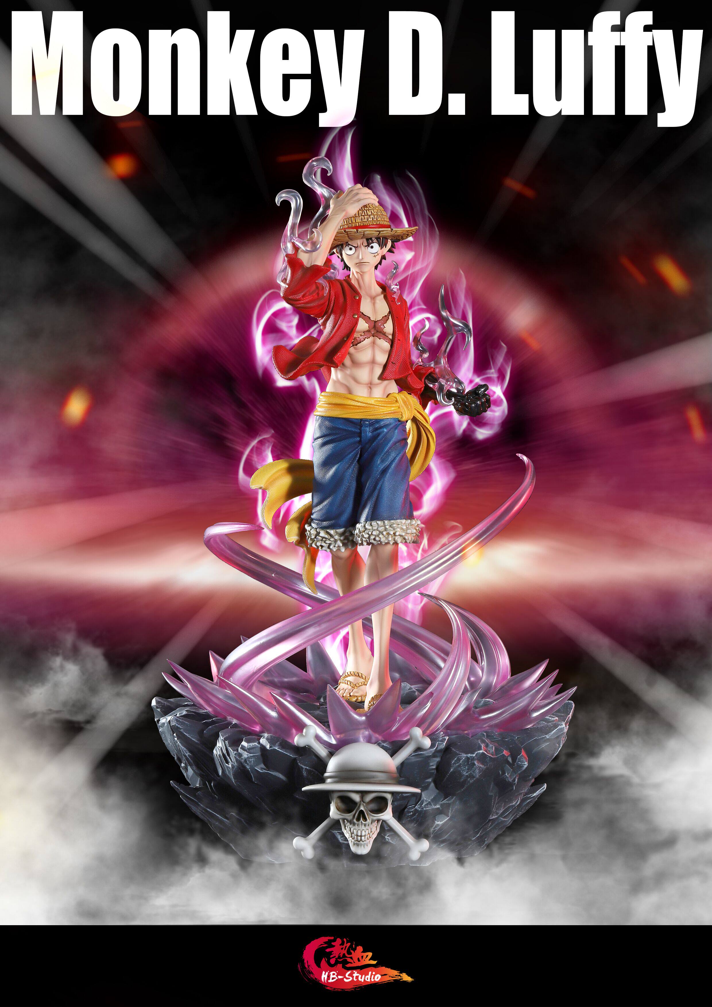 十月动漫热血hb三战路飞海贼王gk限量手办海贼王手办专区