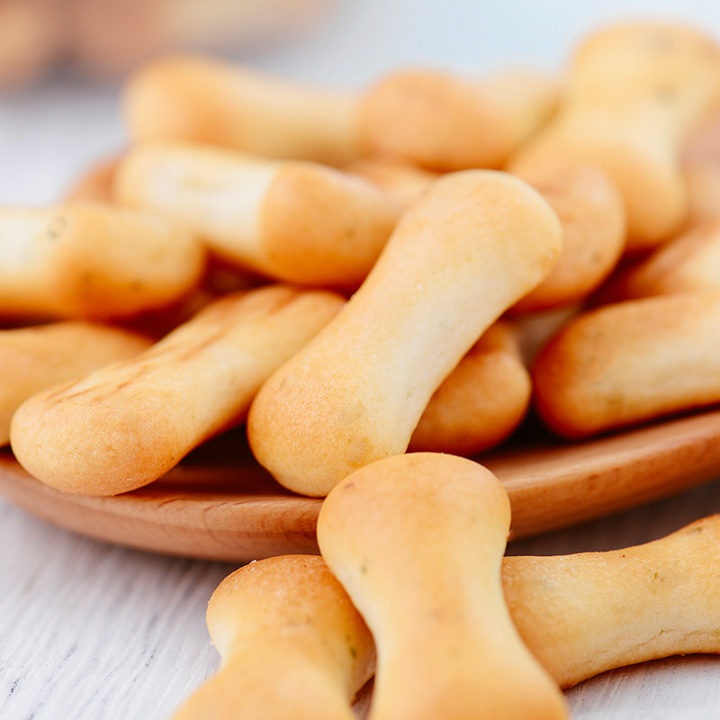 宝宝饼干小零食儿童吃的零食动物骨头饼干120克送婴儿食谱