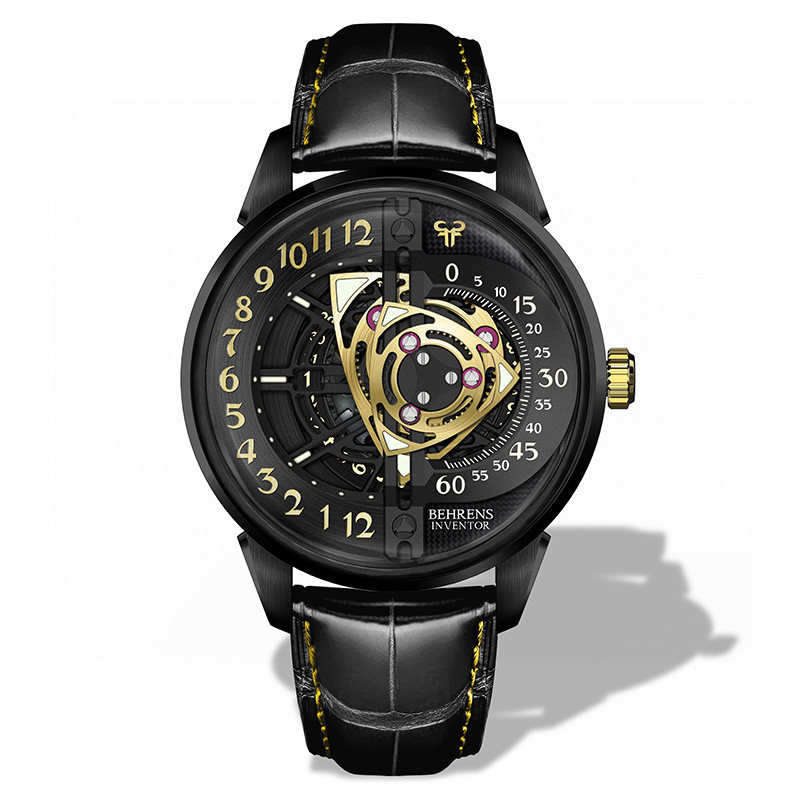 behrens贝伦斯手表机械表转子限量腕表瑞士eta机芯国产腕表
