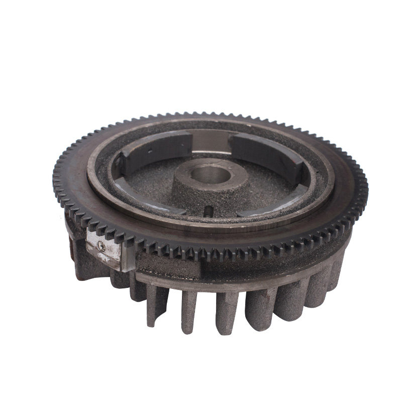 飞轮雅马哈汽油动力发电机配件ef6600mz360启动185f发电机组零部件