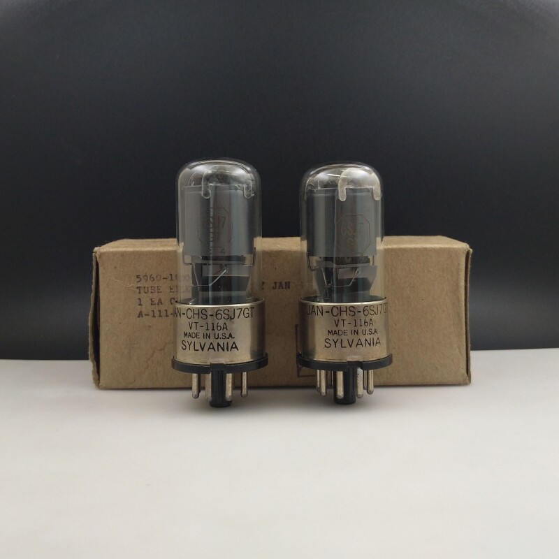 40年代铁座全新美国喜万年6sj7vt1166j8p5693717a电子管
