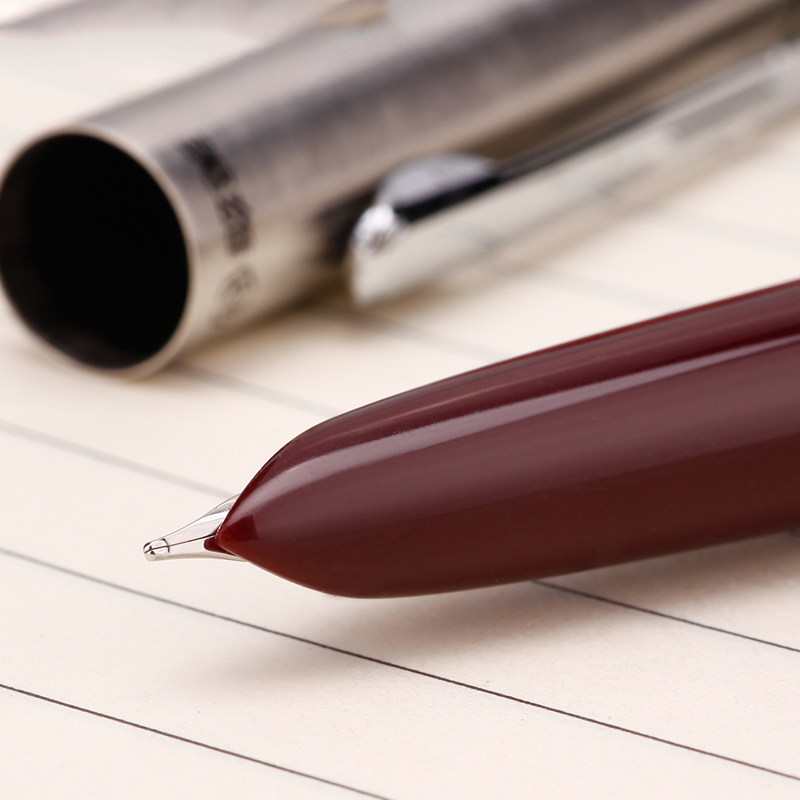 英雄经典钢笔老式挤压式吸墨007a特细0.