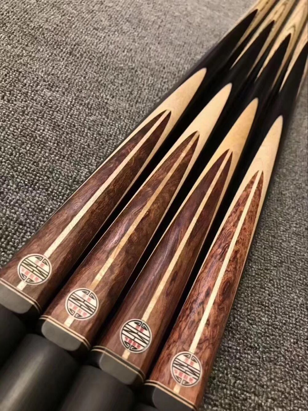 天工球杆台球行者系列免漆手工一体通杆小头台球杆