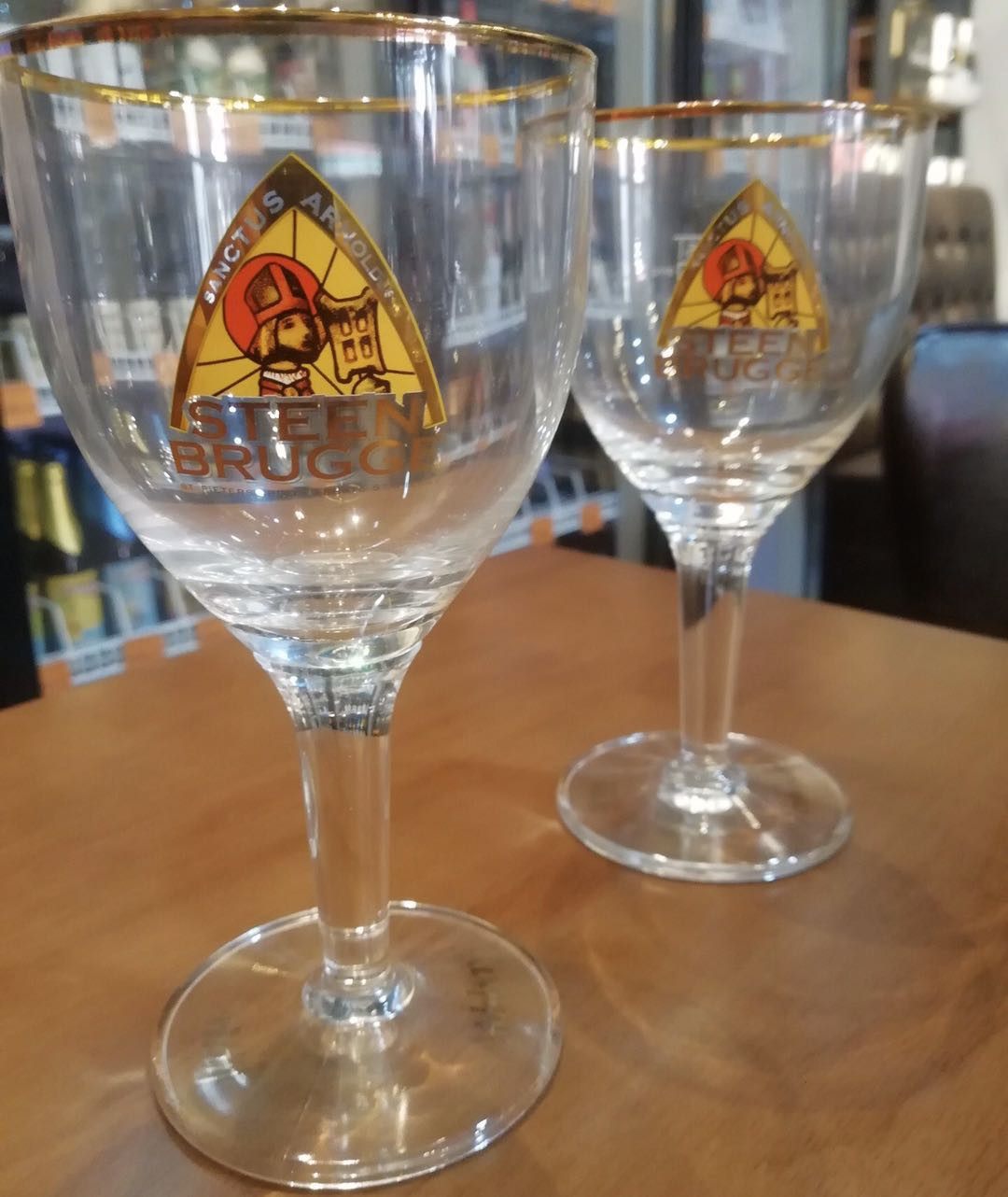 比利时进口精酿steenbrugge布鲁金口啤酒杯圣杯酒杯