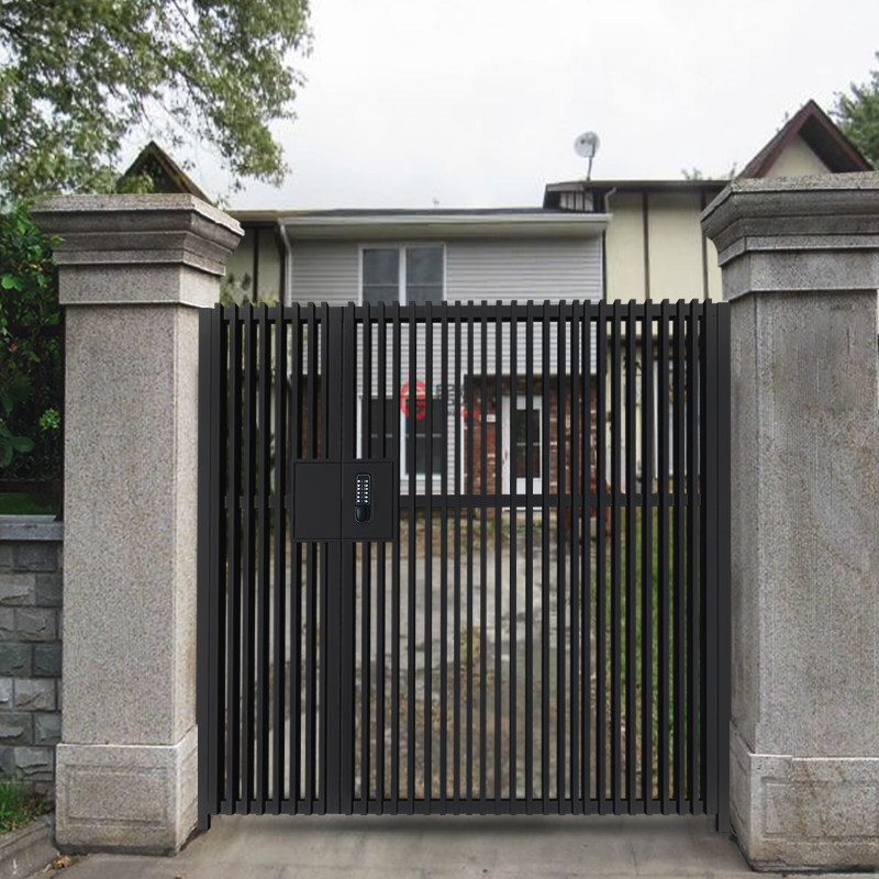 日式铁艺别墅庭院大门围墙院子门双开门门子庭院门