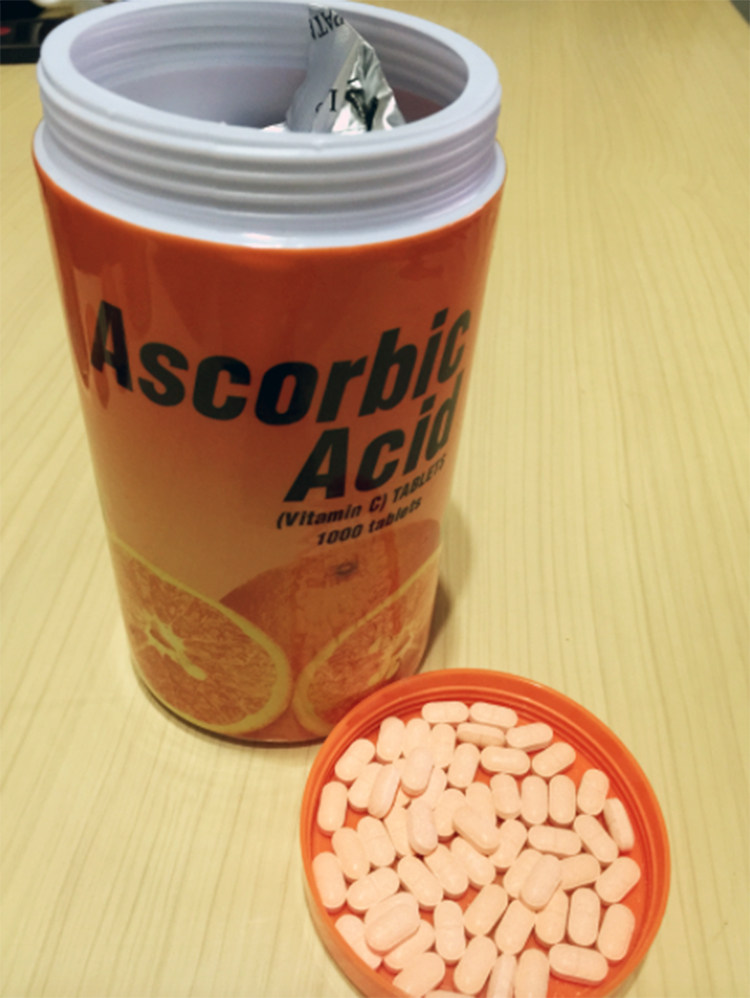 泰国patar ascorbic acid维生素c维vc糖咀嚼含片儿童维他命1000片