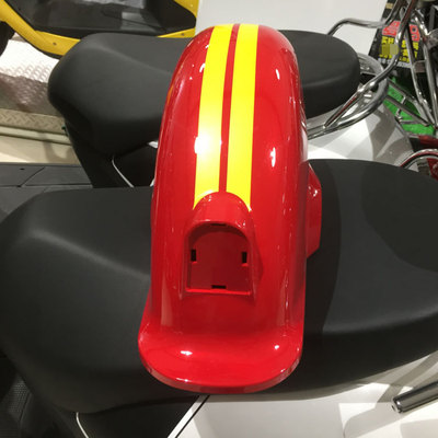 爱玛电动车配件原厂正品kiddy凯迪后挡泥板瓦艾玛原装全车外壳