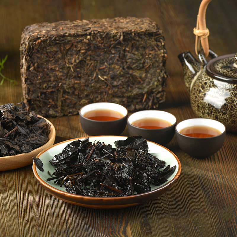 茶雅天雪域藏茶80年代自然陈化陈年老传统工艺500g其它黑茶