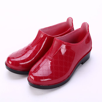 Pull back kitchen low-top rain boots Yuanbao rain boots for men and women, overshoes, ເກີບຢາງພາລາ, ເກີບສັ້ນທໍ່ນ້ໍາກັນນ້ໍາ, ເກີບຝົນຄົນອັບເດດ: ຕ່ໍາເທິງ.