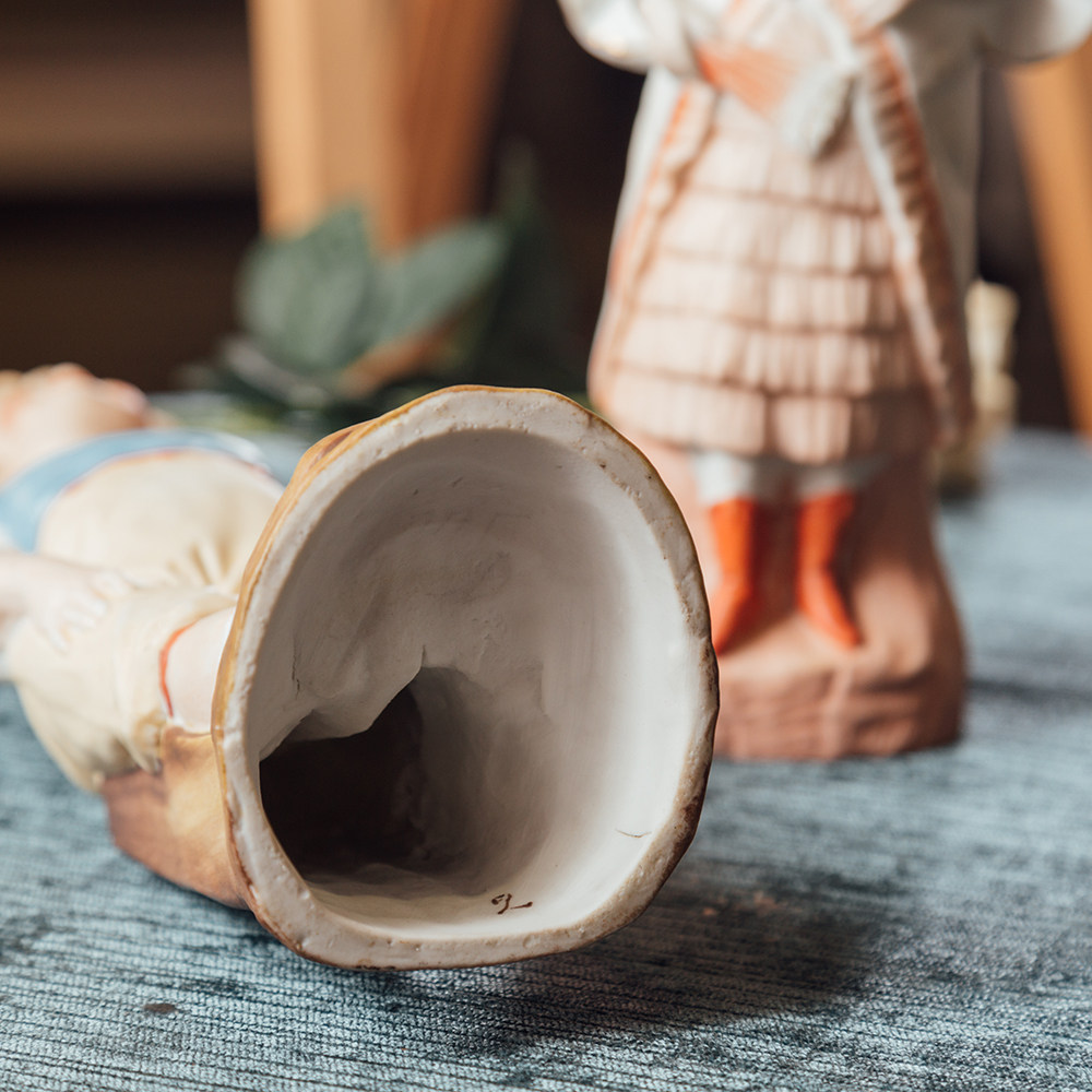 瓷娃娃陶瓷偶纯手工客厅室内装饰欧式创意可爱家居装饰摆件