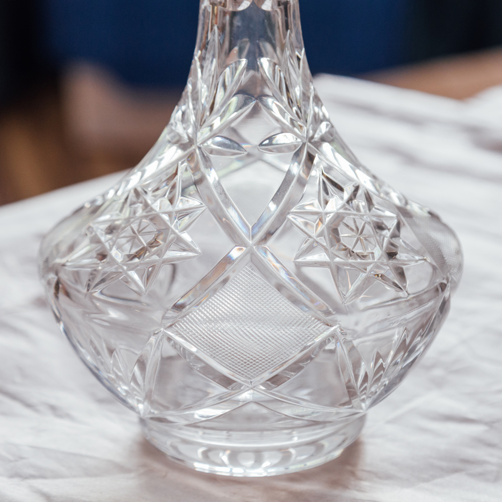 酒瓶空瓶玻璃创意密封酒樽装饰家用手工水晶艺术欧式奢华家居摆件