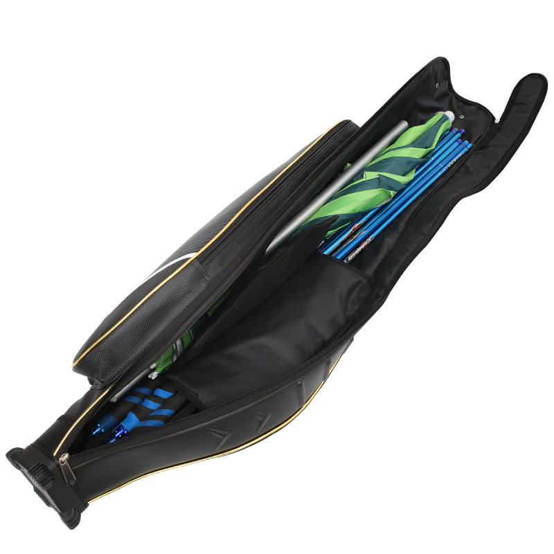 鱼包渔具包防水单层鱼竿包杆包多功能新款收纳包大肚钓鱼包鱼具包