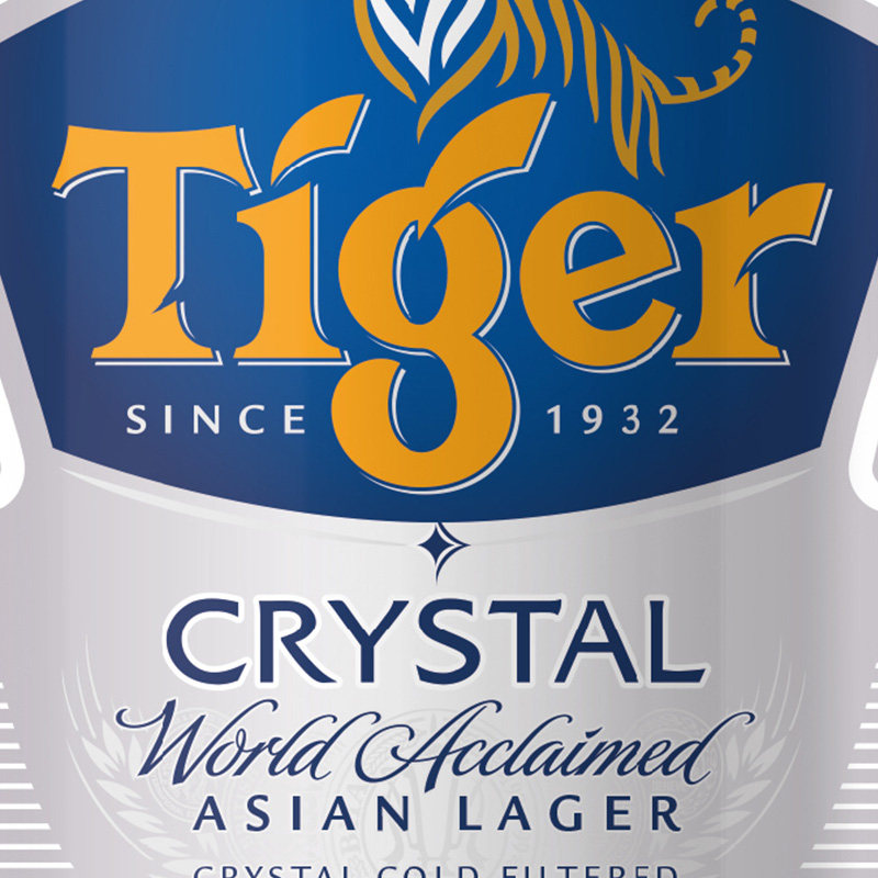 喜力官方 tiger/虎牌啤酒 虎牌晶纯 罐装 330ml*24罐 整箱