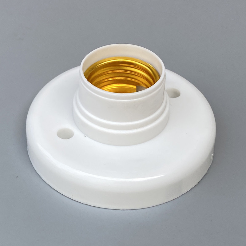 灯座明装家用e27螺口灯头led灯泡底座大螺灯具配件