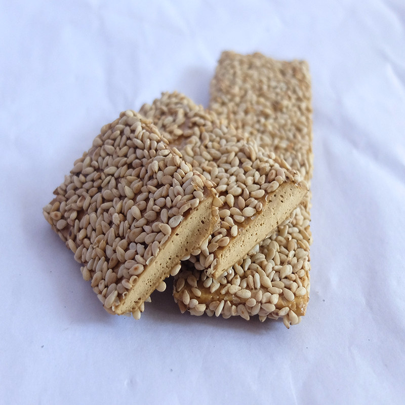 湖南湘潭县中路铺镇特产食品糕点传统怀旧480克网红芝麻片药糖