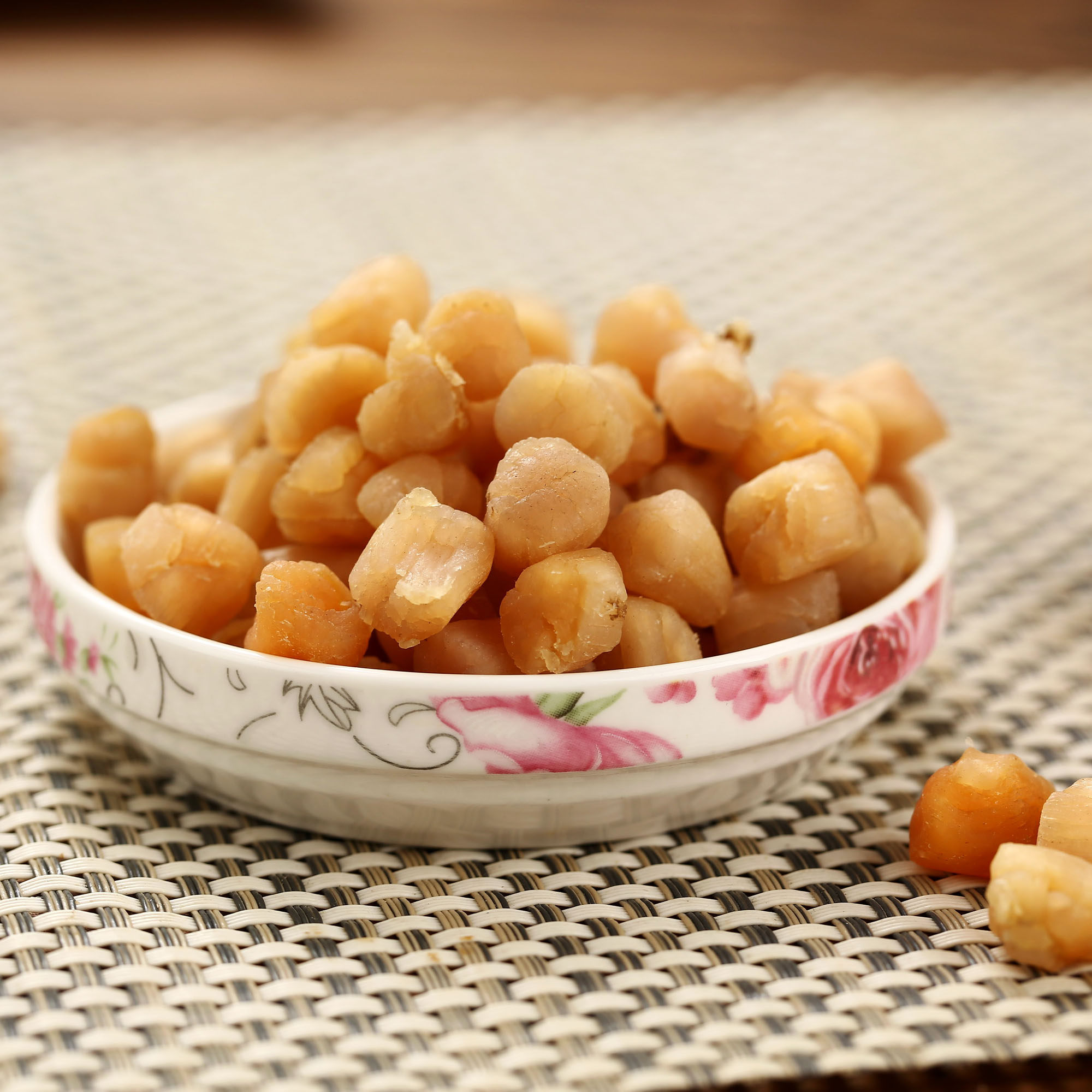 品三江海味 淡干贝瑶柱 扇贝柱 野生瑶柱干贝干货250g 2份包邮