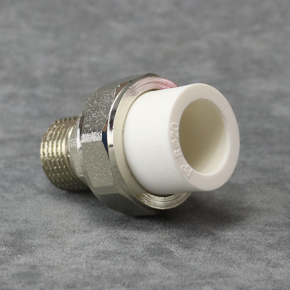 康弘螺纹牙外丝外铜外1寸国标6分ppr管