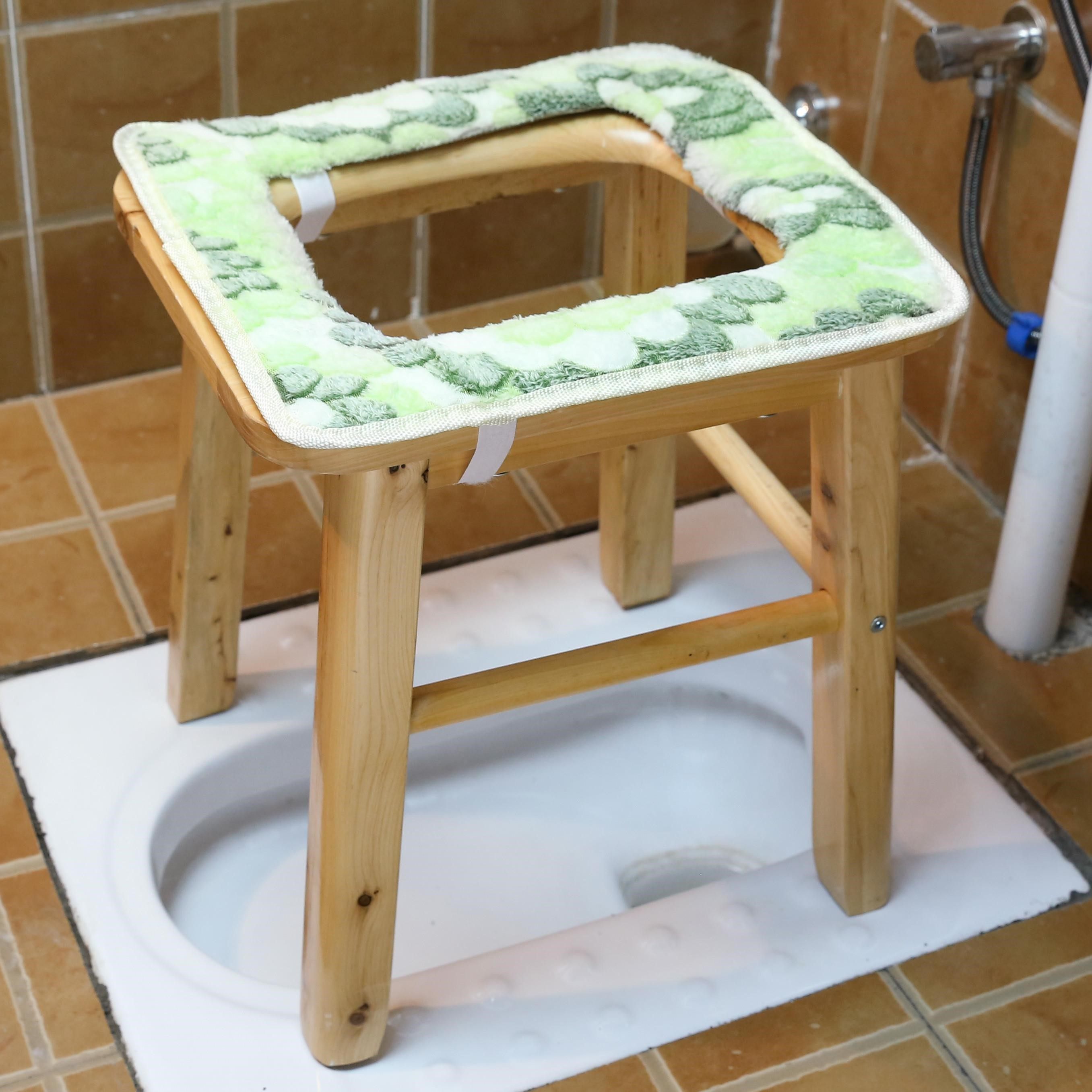 实木老年人上厕所坐便椅孕妇马桶拉屎凳子家用折叠护理座椅子产后