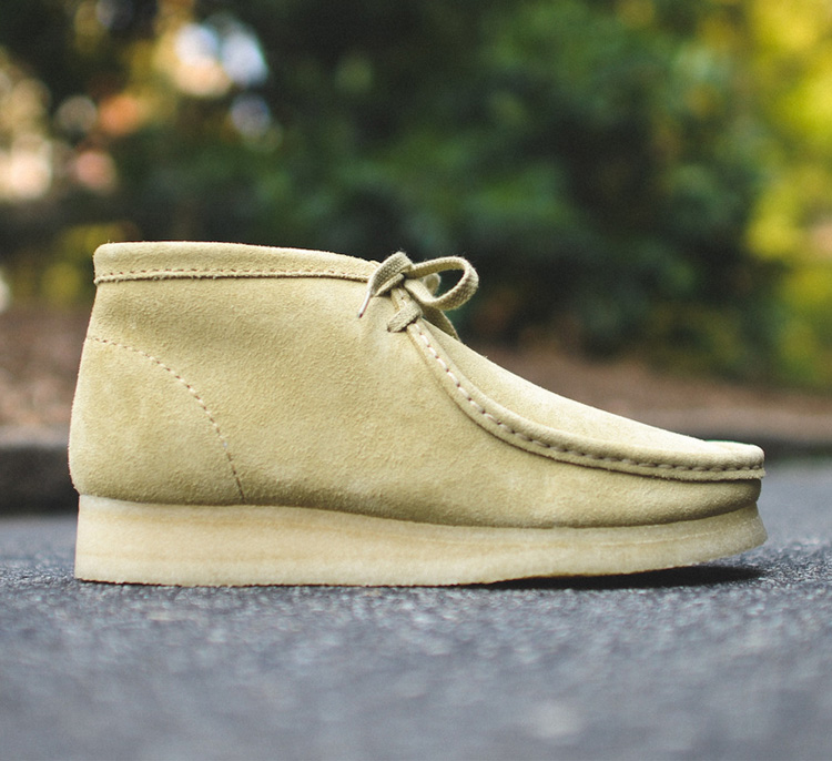 海外外购clarksoriginals英国其乐男鞋wallabee复古厚底单鞋