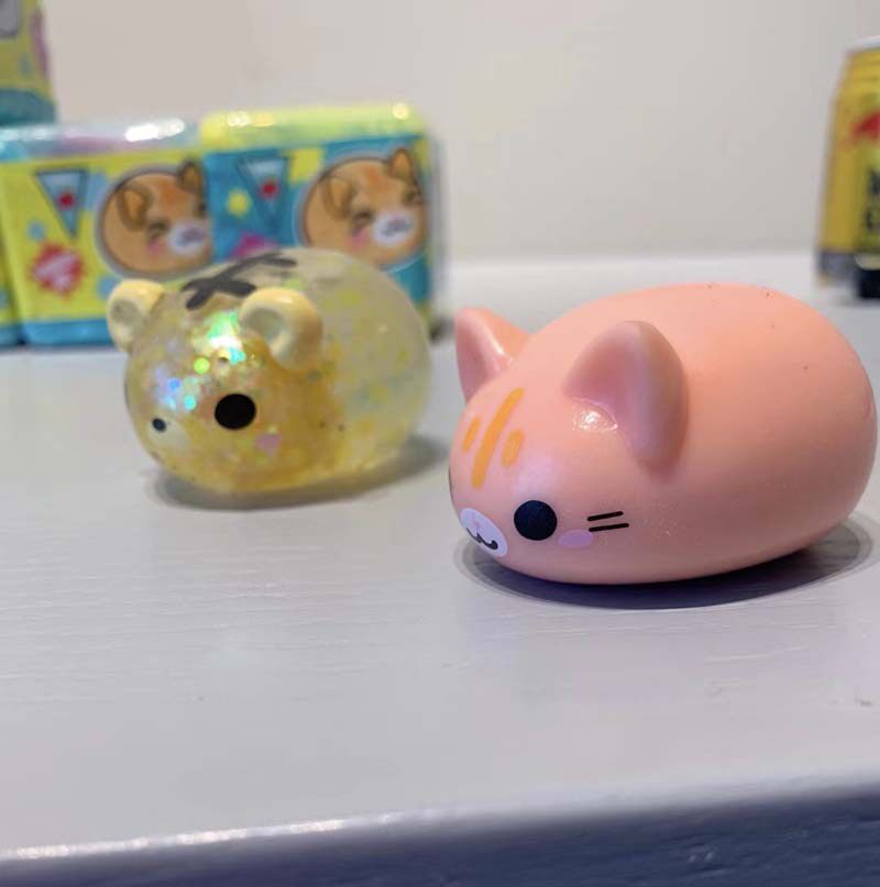 正版捏捏乐mojmoj盲盒磨叽二代闪亮三代儿童惊喜减压玩具软萌团子