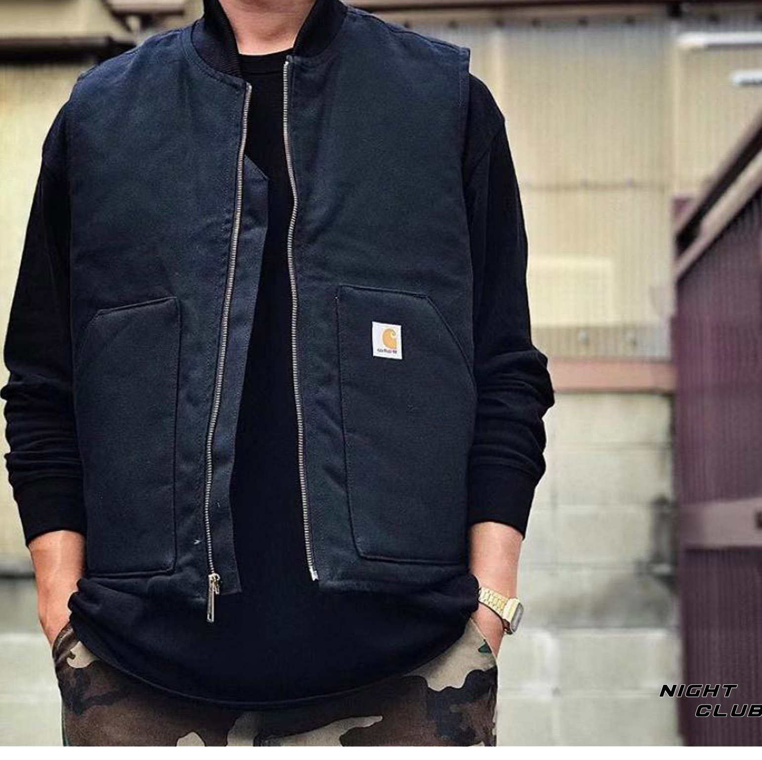 Carhartt V01 卡哈特 宽松马甲工装背心 夹棉户外防风保暖潮男女