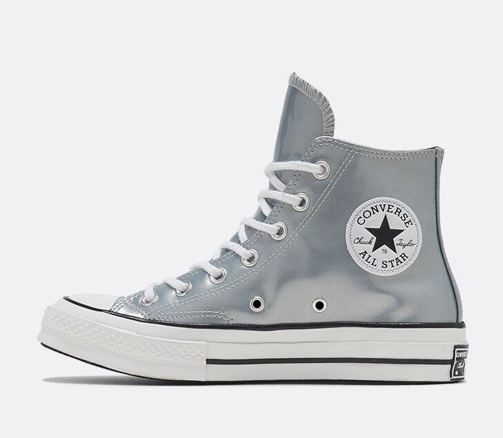 匡威1970s复古三星星标银色动感皮质果冻休闲帆布鞋