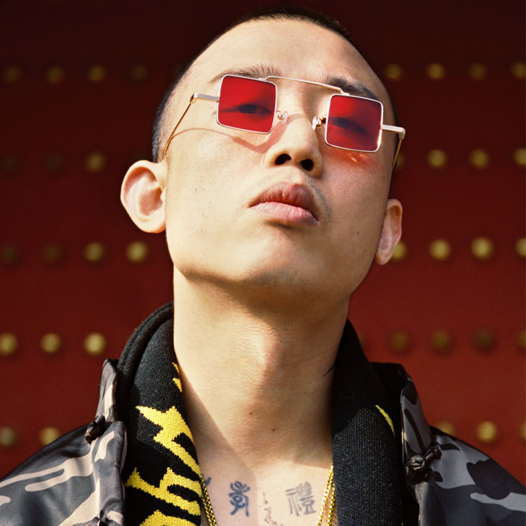 gai爷同款复古小方框太阳眼镜墨镜男女潮个性配近视有度数正方形