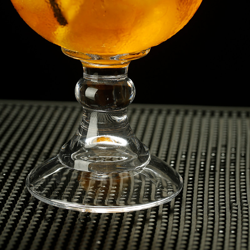 鸡尾酒卡扣创意玻璃杯倒扣高脚高脚杯杯子啤酒杯扎啤杯鸡尾酒杯
